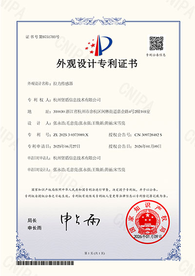 杭州坚盾信息技术有限公司-拉力传感器