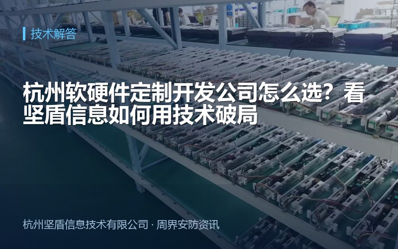 杭州软硬件定制开发公司怎么选？看坚盾信息如何用技术破局