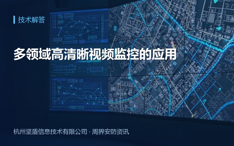 多领域高清晰视频监控的应用