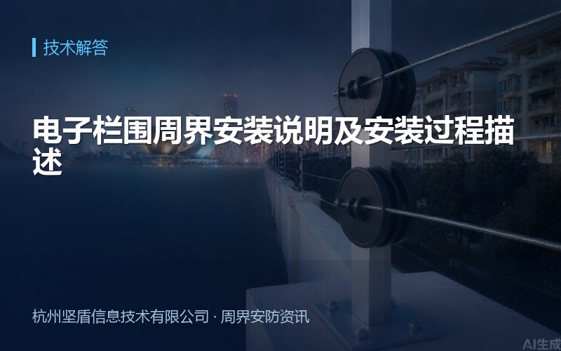 电子栏围周界安装说明及安装过程描述
