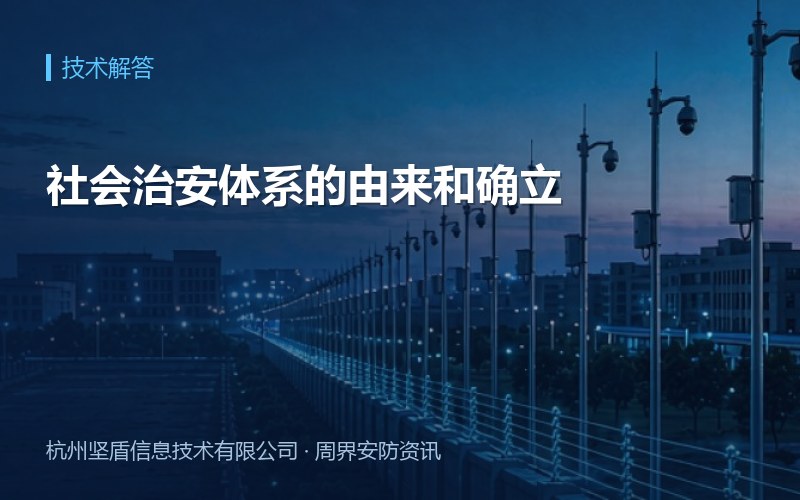 社会治安体系的由来和确立
