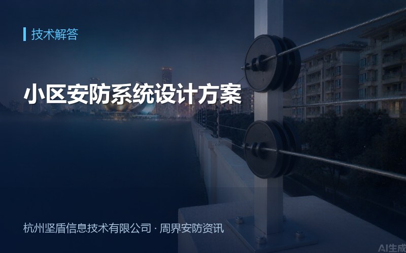 小区安防系统设计方案